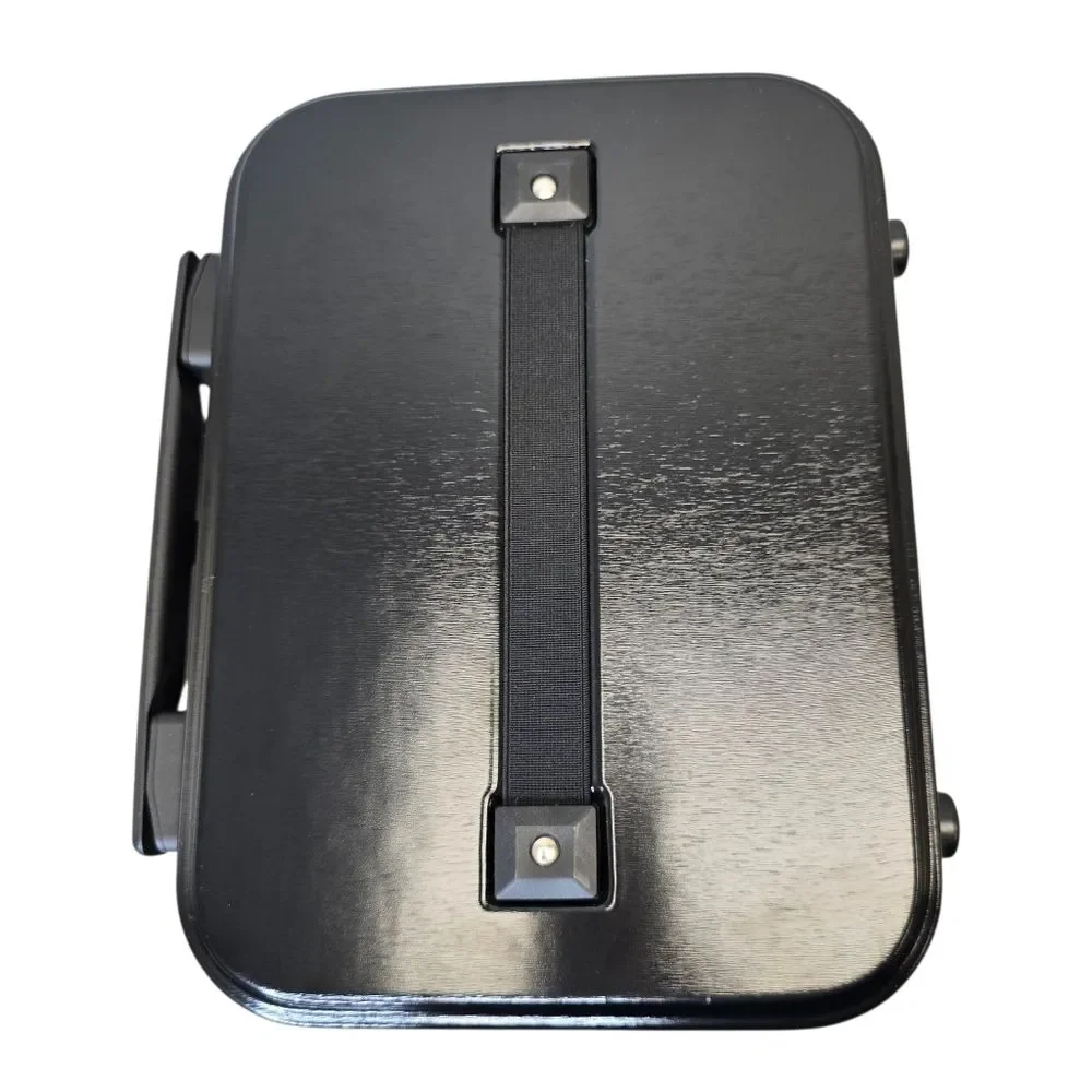 Travelarim Travel Heavy Duty Cosmetic Black Carry Case Zip Shoulder Strap